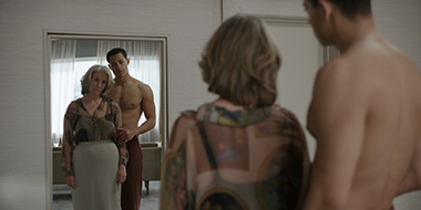 Emma Thompson and Daryl McCormack in a scene from
