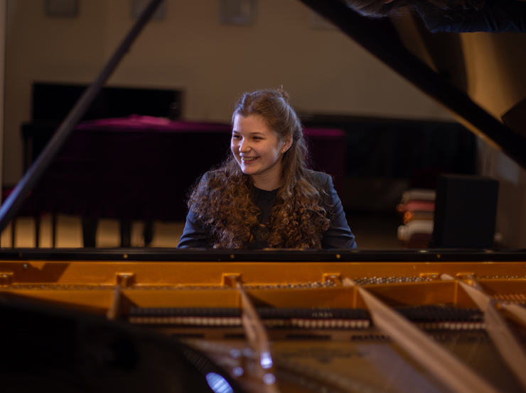 Khrystyna Mykailichenko, 16, will perform at the festival in a program of Young Virtuosos on Friday, June 24 at the University of Miami's Gusman Hall.