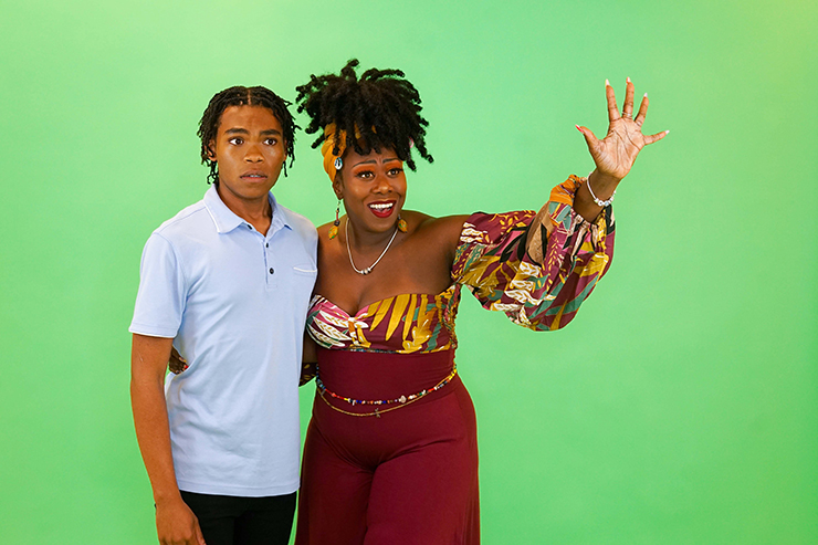 TJ Pursley as Ziggy and Todda Brunson as Cedella in Bob Marley's