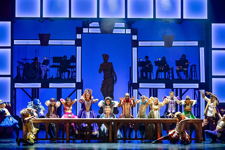 The company of Slow Burn Theatre's