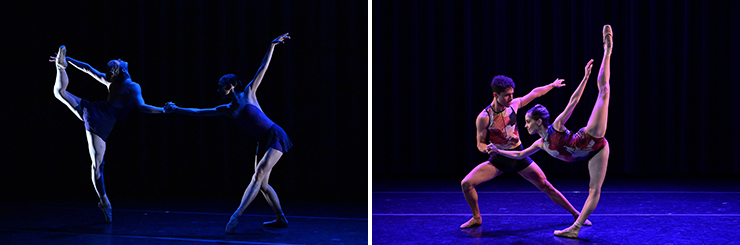 LEFT: Chloe Freytag and Melissa Fernandez. RIGHT: Meisy Laffitte and Kevin Hernandez. Photo by Simon Soong.