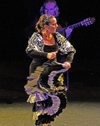 Dancer Celia Fonta co-founded Siempre Flamenco's 16th annual Festival de Cante Flamenco with her husband, guitarist Paco Fonta. (Photo by Zizi Zabaneh)
