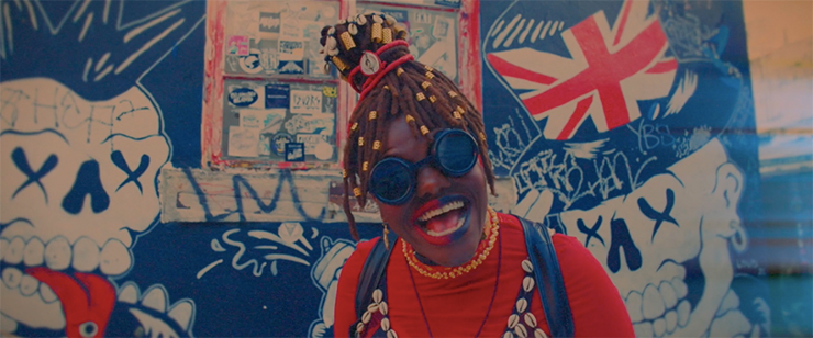 Inez Barlatier in F.Punk Junkies.<br>Film images courtesy of Knight Foundation. Film produced by Monica Sorelle with cinematography by Jonathan David Kane.