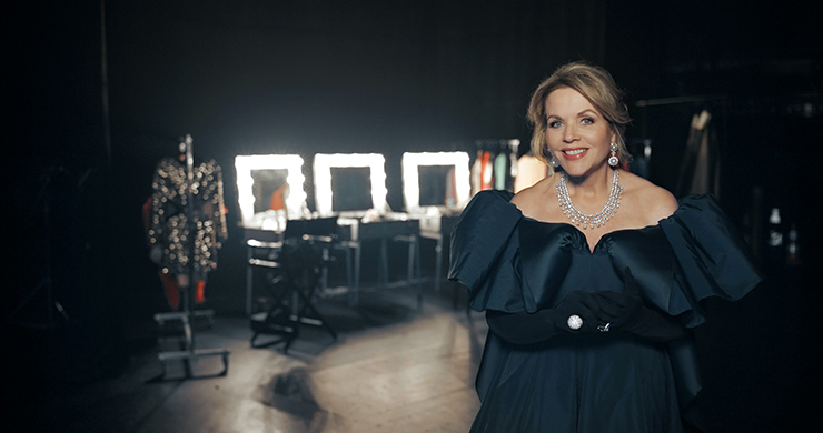 Grammy®-award winning soprano Renée Fleming backstage at the historic Théâtre du Châtelet in