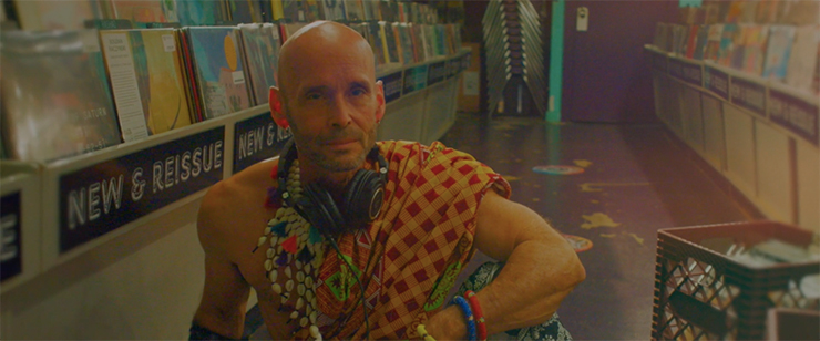 Creator, director, performer Teo Castellanos in F.Punk Junkies.<br>
Film images courtesy of Knight Foundation. Film produced by Monica Sorelle with cinematography by Jonathan David Kane.