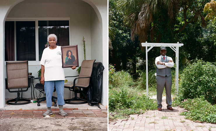 LEFT: 14. Katie Mae and Residence, RIGHT: Pastor Calvin Davis.