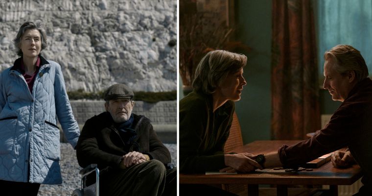 First Photo: Gina McKee and Rupert Everett in a scene from 