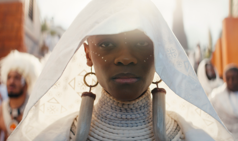Letitia Wright in a scene from