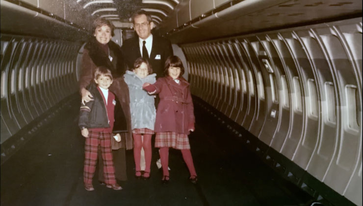 The Timoner family at Boeing headquarters in Seattle on Oct. 30, 1979. (Photo courtesy of MTV Documentary Films).