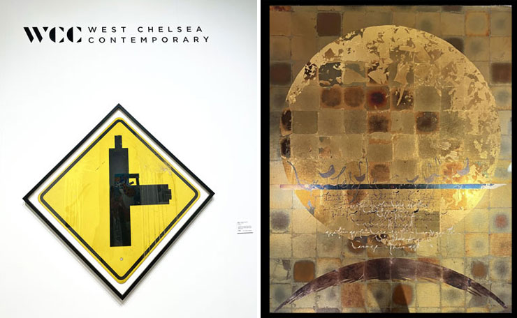 LEFT: Art Miami, WCC Art: Banksy,