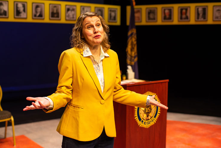 Elizabeth Price as Heidi Schreck in “What the Constitution Means to Me” . Photo credit for all: Justin Namon.