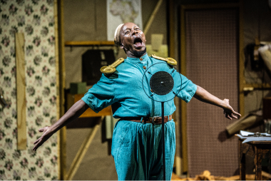 Actor Hamilton Diamini in “The Head and the Load.” (Photo courtesy of Stella Olivier)