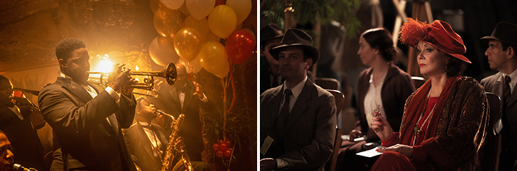 LEFT: Jovan Adepo in a scene from