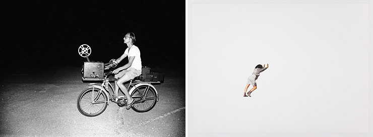 LEFT: Charles Recher, courtesy of Estate of Charles Recher / RIGHT: Carol Jazzar,