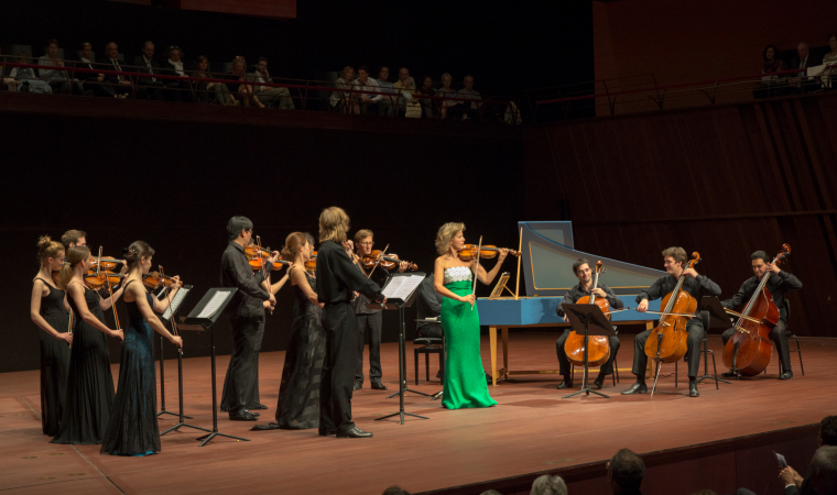 Anne Sophie-Mutter brings her Mutter Virtuosi to the Adrienne Arsht Center for the Performing Arts, Miami, on Wednesday, Feb. 1. (Photo by Alfonso Salgueiro)