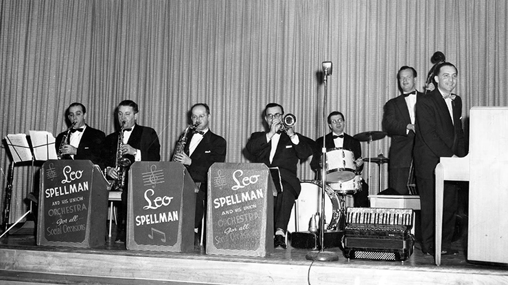 Leo Spellman (on piano) and his Union Orchestra, circa 1950s. Spellman's story is told in the documentary 