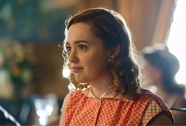 Miss Harris, played by Aimee Lou Wood (Photo courtesy of Sony Pictures Classics)