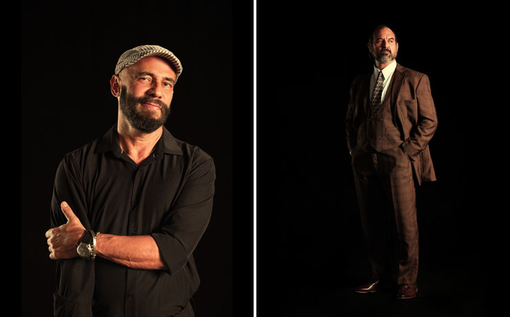 LEFT: Nilo Cruz, playwright and director of the 20th Anniversary production, RIGHT:  Serafin Falcon. (Photos by Camilo Buitrago Gil)