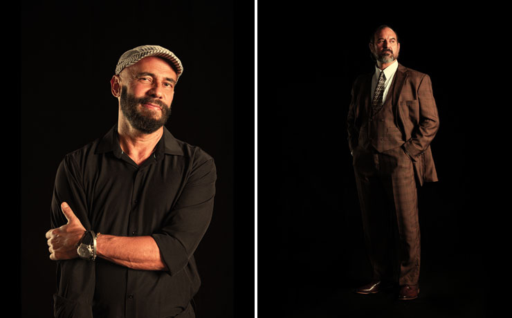 LEFT: Nilo Cruz, playwright and director of the 20th Anniversary production, RIGHT: Serafin Falcon. (Photo by Furiosa Productions)