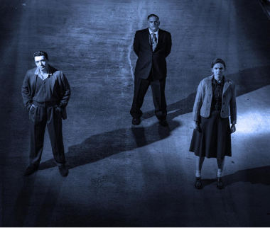 The cast of