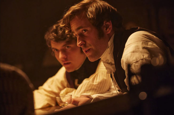 Fionn Whitehead and Oliver Jackson-Cohen in a scene from