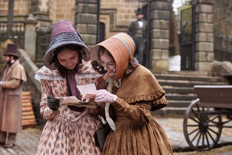 Alexandra Dowling and Amelia Gething in a scene from