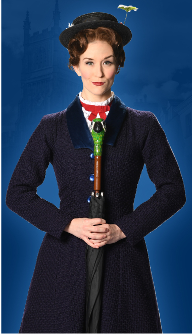 Melissa Whitworth as MaryPoppins - Credit Larry Marano