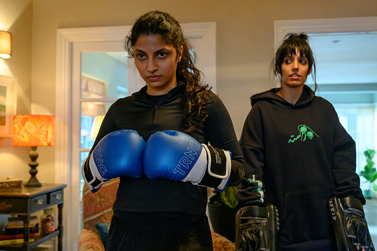 Priya Kansara and Ritu Arya in a scene from