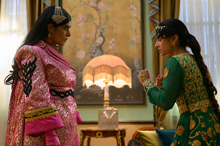 Nimra Bucha as Raheela and Priya Kansara as Ria in Nida Manzoor's 