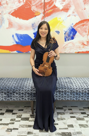 Huifang Chen is South Florida Symphony Orchestra's concertmaster and a violin soloist. (Photo from South Florida Symphony)