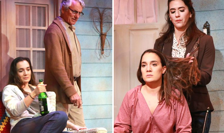Left, Robert (Michael McKenzie) and Catherine (Jessica Sanford) as father and daughter in Actors' Playhouse production of 