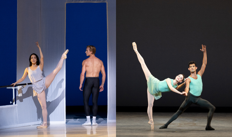 L: Miami City Ballet Principal Katia Carranza and Principal Soloist Chase Swatosh in 