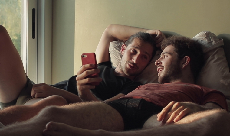 Bruno Giganti as Nico and Agustin Machta as Andy in a scene from 