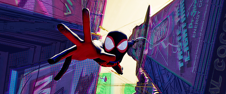 Miles Morales (voiced by Shameik Moore) in a scene from 