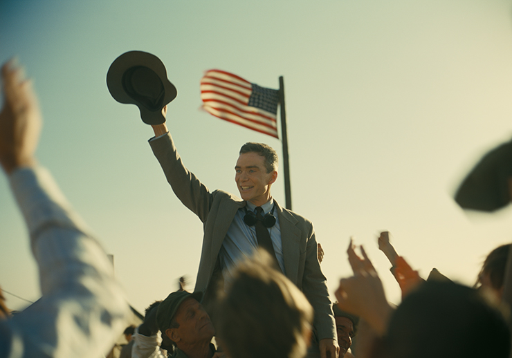 Cillian Murphy as J. Robert Oppenheimer in a scene from 