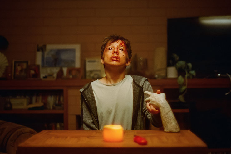 Joe Bird as Riley in a scene from
