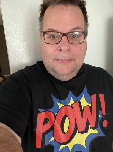 Ronnie Larsen received a Silver Palm Award for Outstanding Multi-disciplinary Work, Director, Playwright and Actor. (Photo from Facebook)