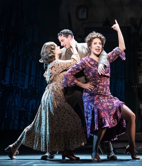 Stefanie Londino, right, as Miss Hannigan is one of the many reasons to see