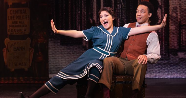 Katerina McCrimmon and Izaiah Montaque Harris in the first Broadway national tour of the Broward Center for the Performing Arts. (Photo by Matthew Murphy for MurphyMade)