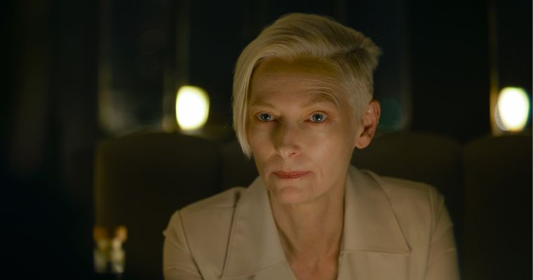 Tilda Swinton as The Expert in a scene from