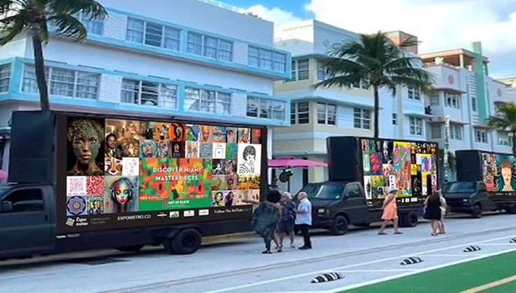 The 10th edition of Expo Metro Interactive Art Train rolls into Miami Beach-Miami from Thursday, Dec. 7 through Saturday, Dec. 9 at the iconic locations of Ocean Drive Promenade, Collins Park Promenade, Normandy Fountain and around the Design District, Wynwood and Midtown Miami.