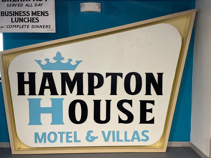 Original Hampton House Marquee (Photo by Irene Sperber)
