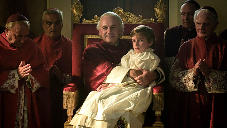Paolo Pierobon (as Pope Pius IX) and Enea Sala (as Edgardo) in 