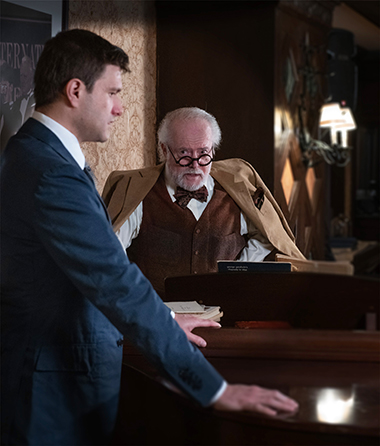 Teddy Warren and Keith Baker in GableStage's “Old Wicked Songs.” (Photo of Magnus Stark)
