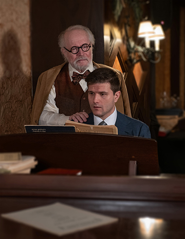 The two exceptional actors, Keith Baker and Teddy Warren, are also highly skilled pianists. (Photo by Magnus Stark)