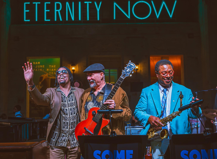 Matthew Whitaker on left and Vincent Herring on right with Something Else! (Photo by Masterwing Creative)
