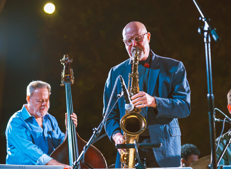 Chuck Bergeron South Florida Jazz Orchestra and Brian Lynch.(Photo by Masterwing Creative)
