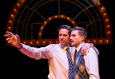 Robert Koutras as Ernst Ludwig befriends Teddy Warren as Cliff Bradshaw. (Photo by Justin Namon)