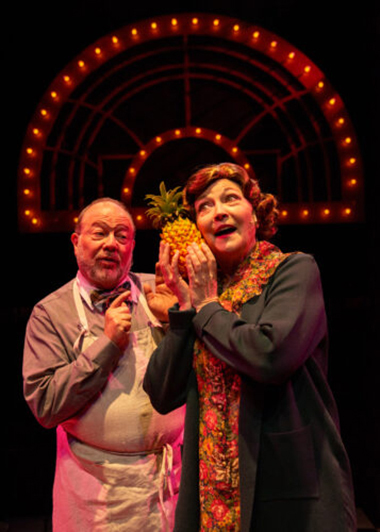 Real-life husband and wife Avi Hoffman and Laura Turnbull sing