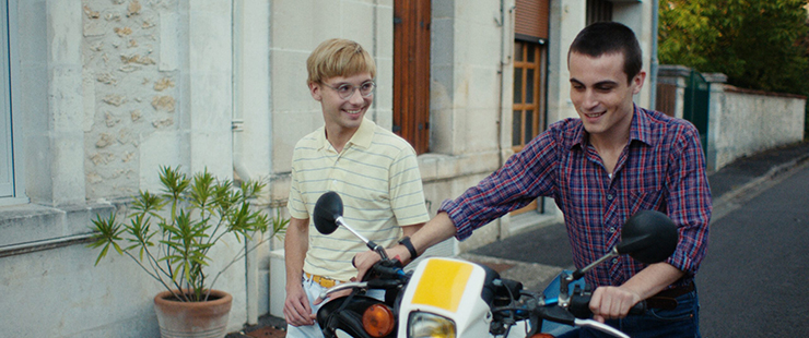 Jeremy Gillet as 17-year-old Stephane Belcourt ans Julien de Saint Jean in a scene from 